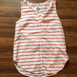 Striped tunic tank